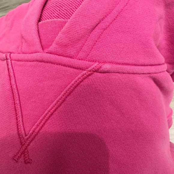 Lululemon All Yours Cropped Hoodie, Sonic Pink, Size 6 - Picture 4 of 5